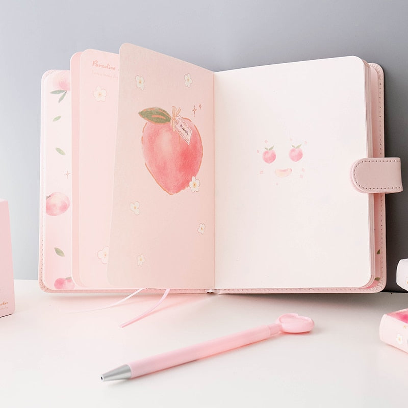 Cute notebooks for students with hardcover literary girls